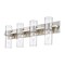 Z-Lite Lawson 4 Light Vanity, Brushed Nickel & Clear 343-4V-BN - alternate 3